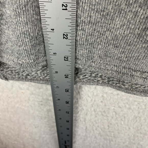 J.‎ Crew Sweater Women's XL Heather Gray Cotton Stretch Round Neck Pullover 7977 - Picture 6 of 7